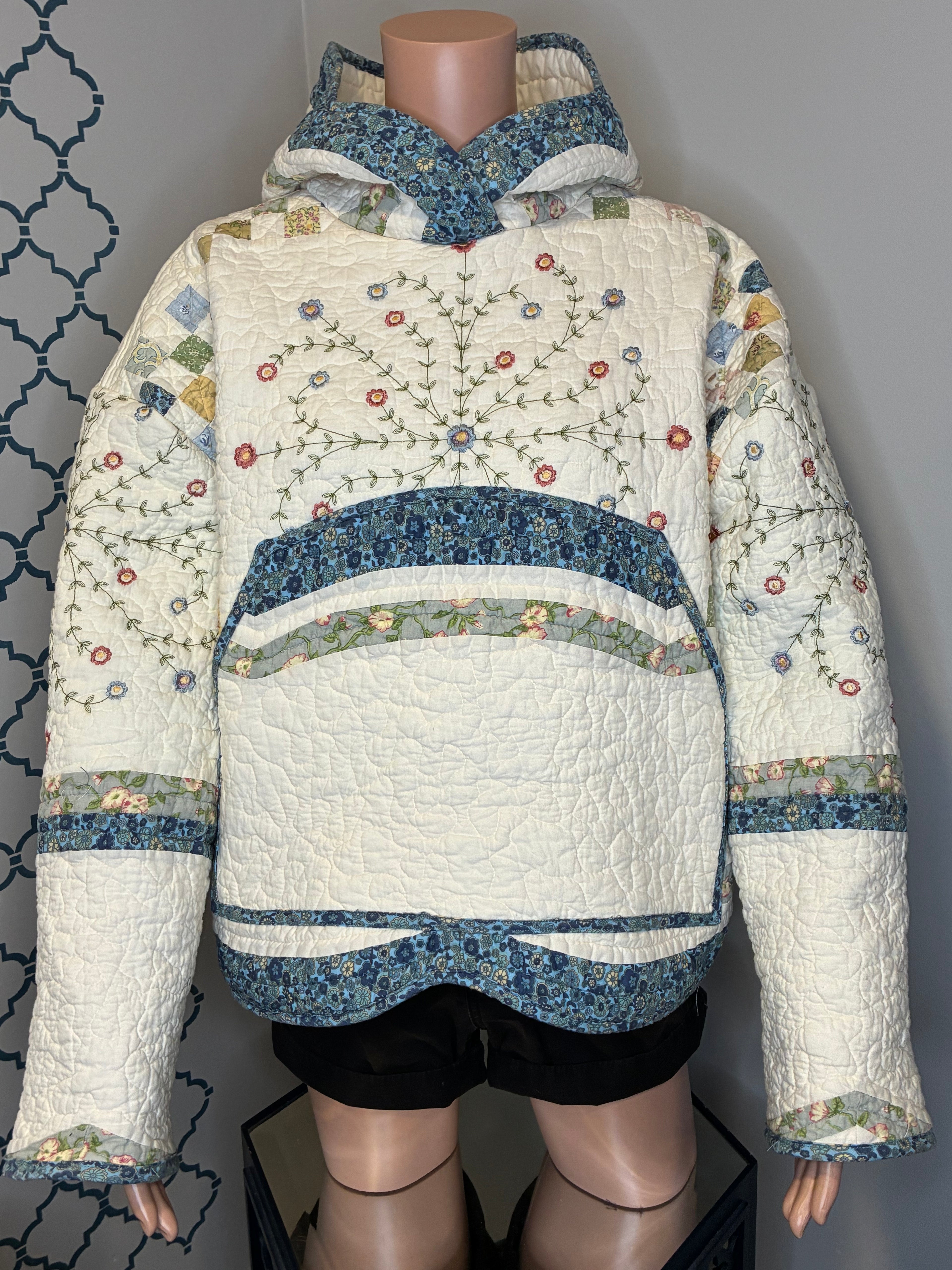 Swedish Quilted Hoodie (XL) - (SOLD)