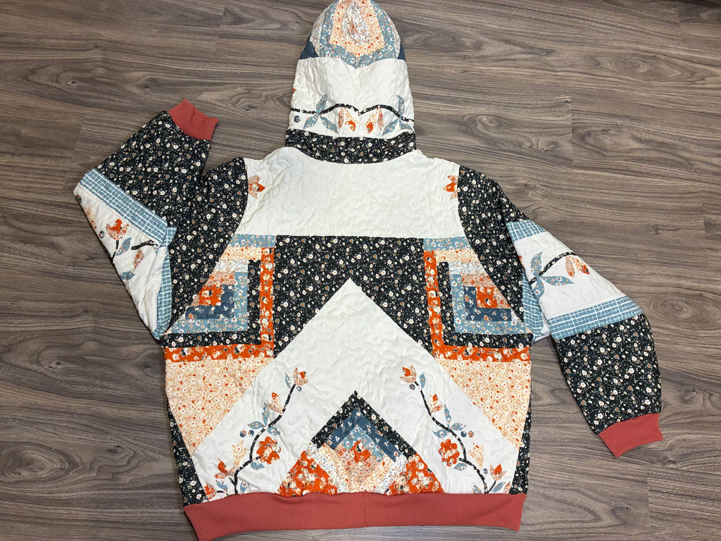 Quilted Comfort Side Pocket Sweatshirt (L) (SOLD)