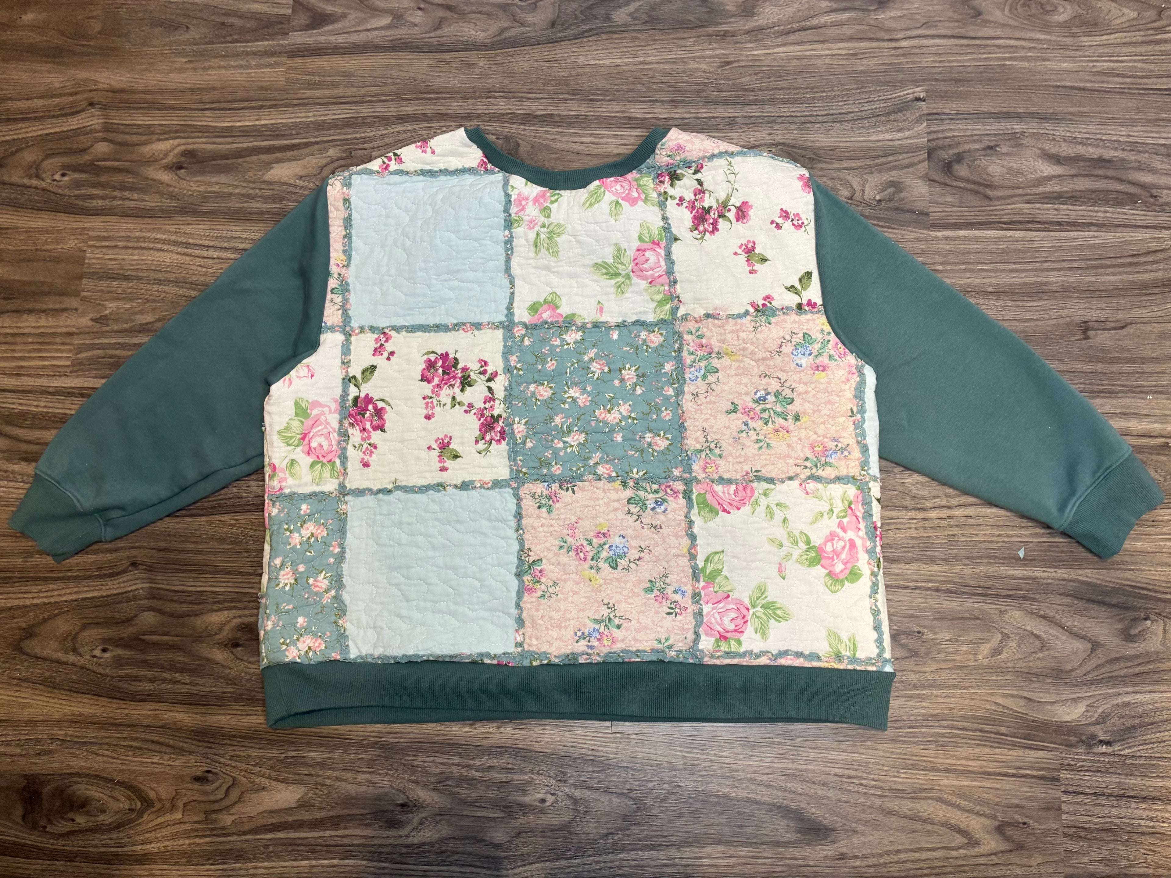 Pastel Quilted Mashup Crewneck (XL)