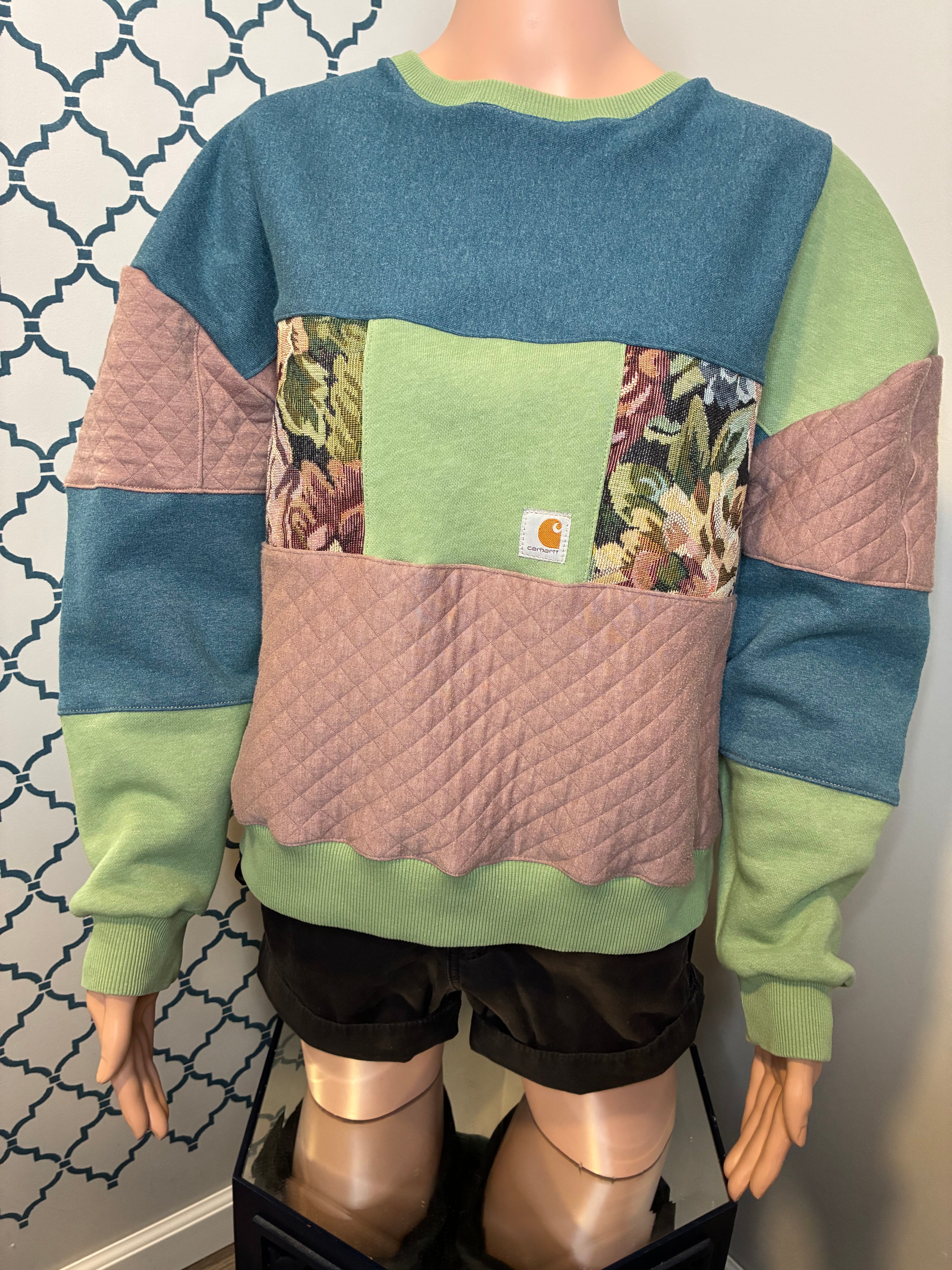 Aqua “Hartt” Cropped Crew Neck (M) (SOLD)