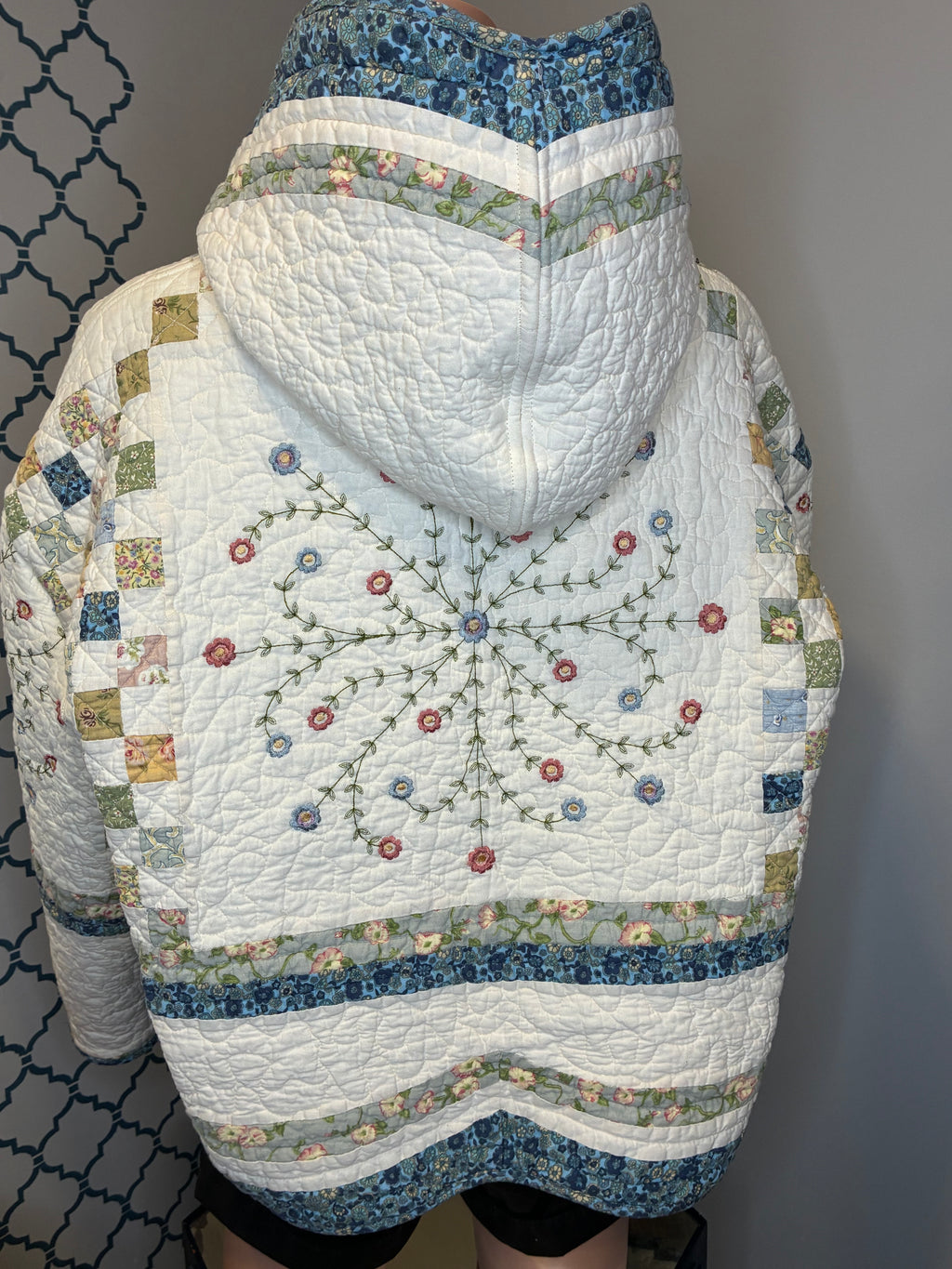 Swedish Quilted Hoodie (XL) - (SOLD)