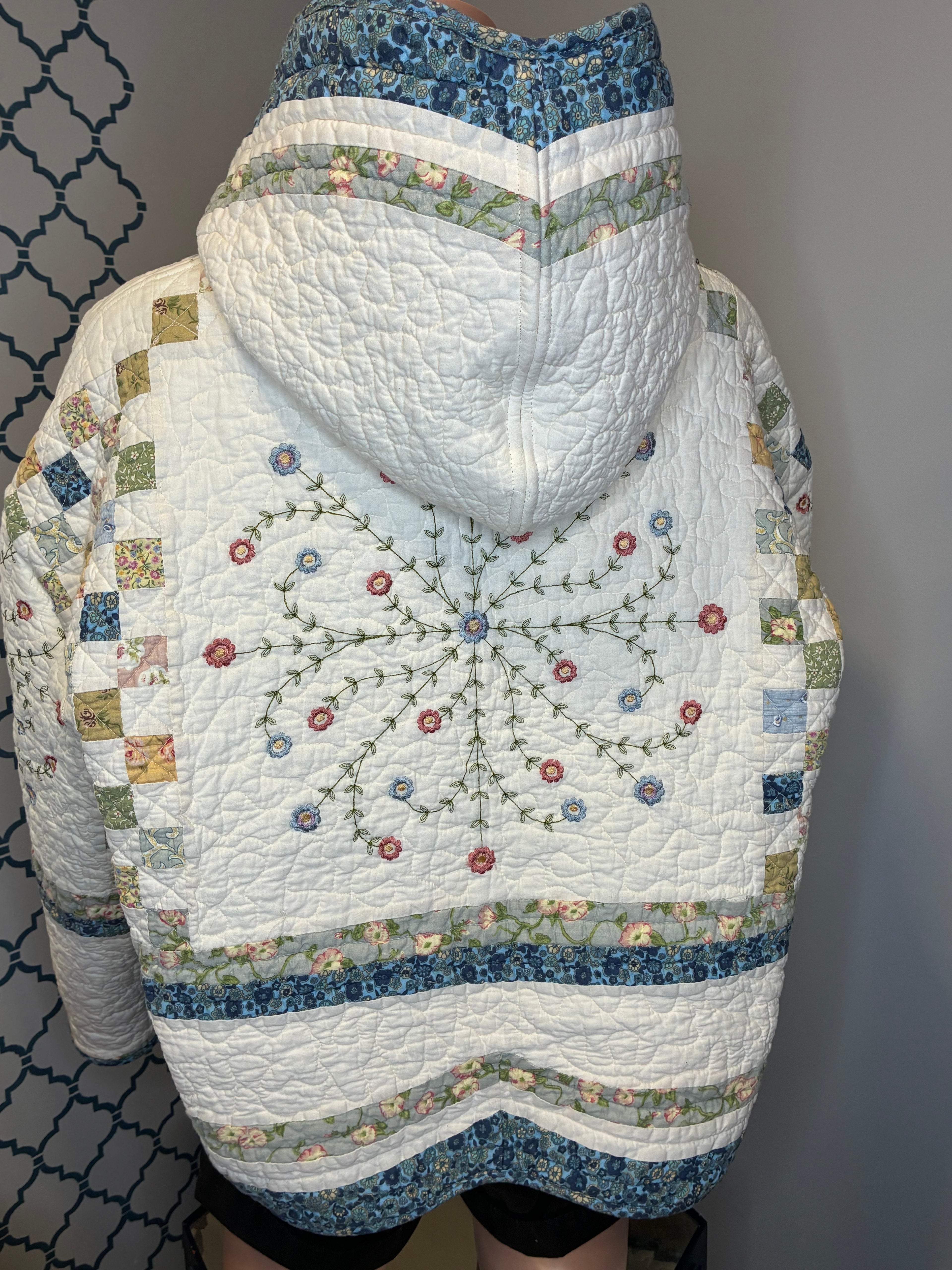Swedish Quilted Hoodie (XL) - (SOLD)