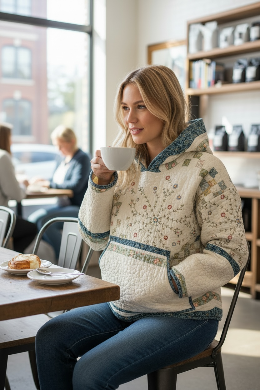 Swedish Quilted Hoodie (XL) - (SOLD)