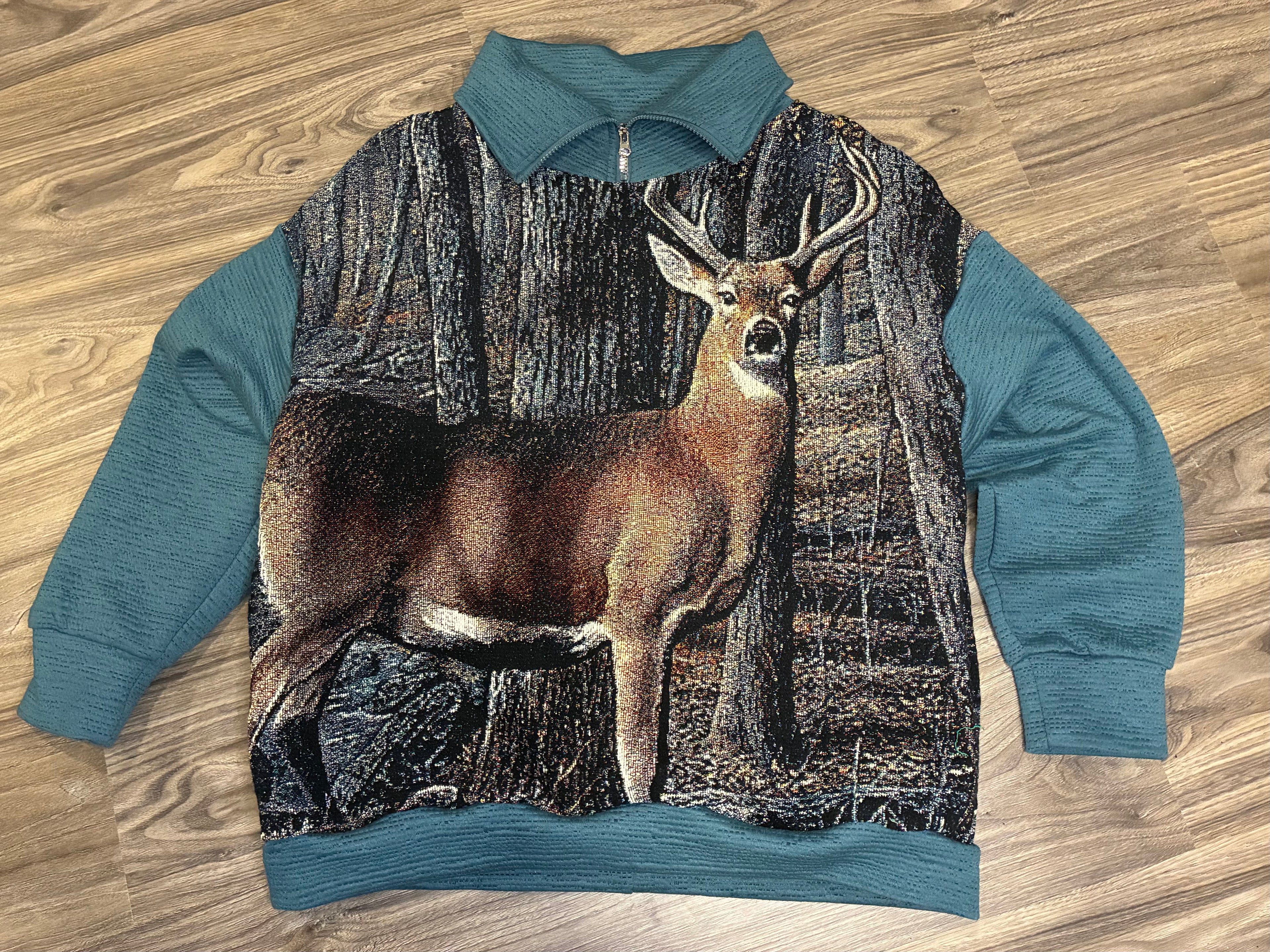 Oh-Deer Blanket Sweatshirt (Lg)
