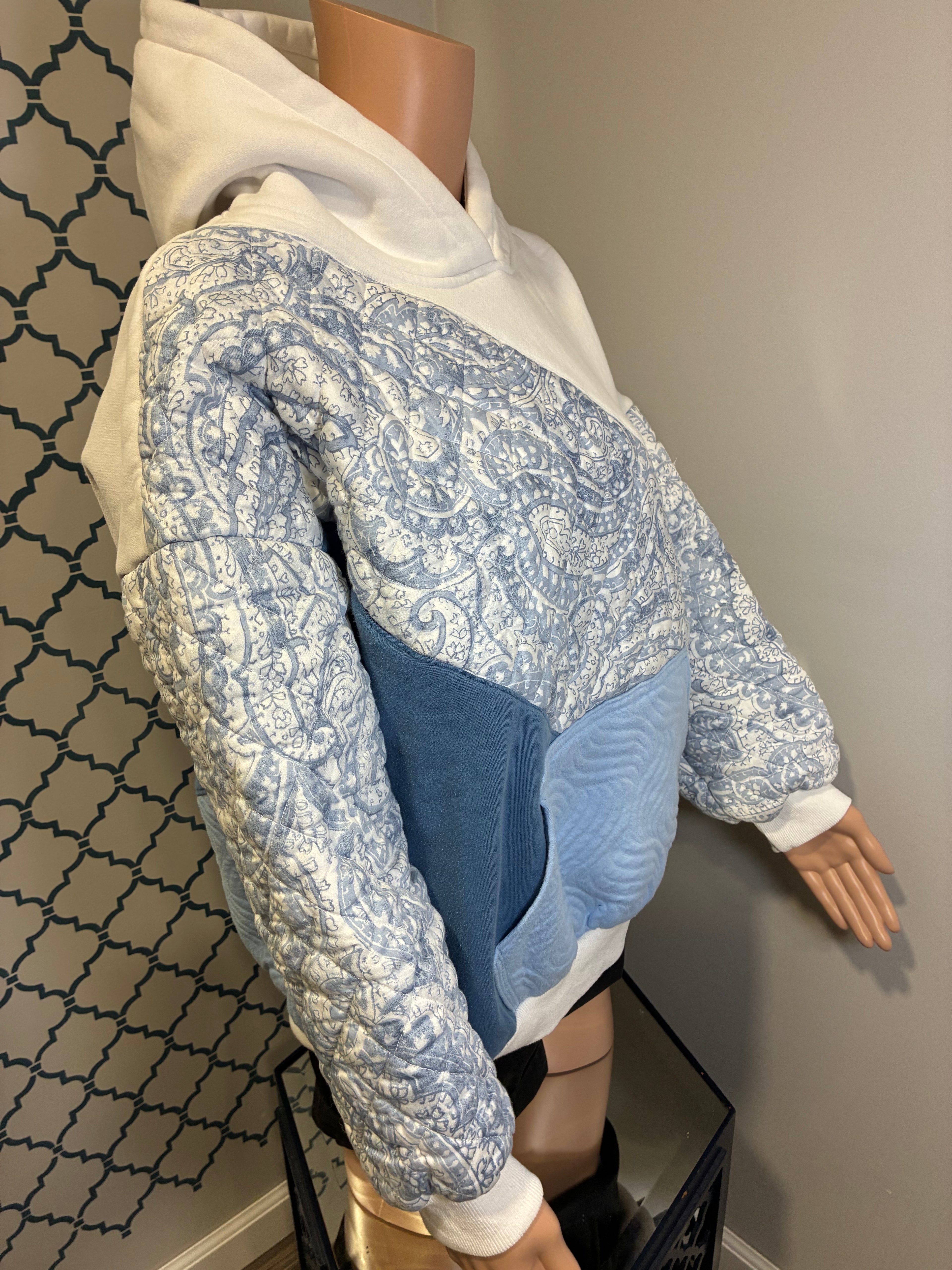Blue Waves Hoodie (M)