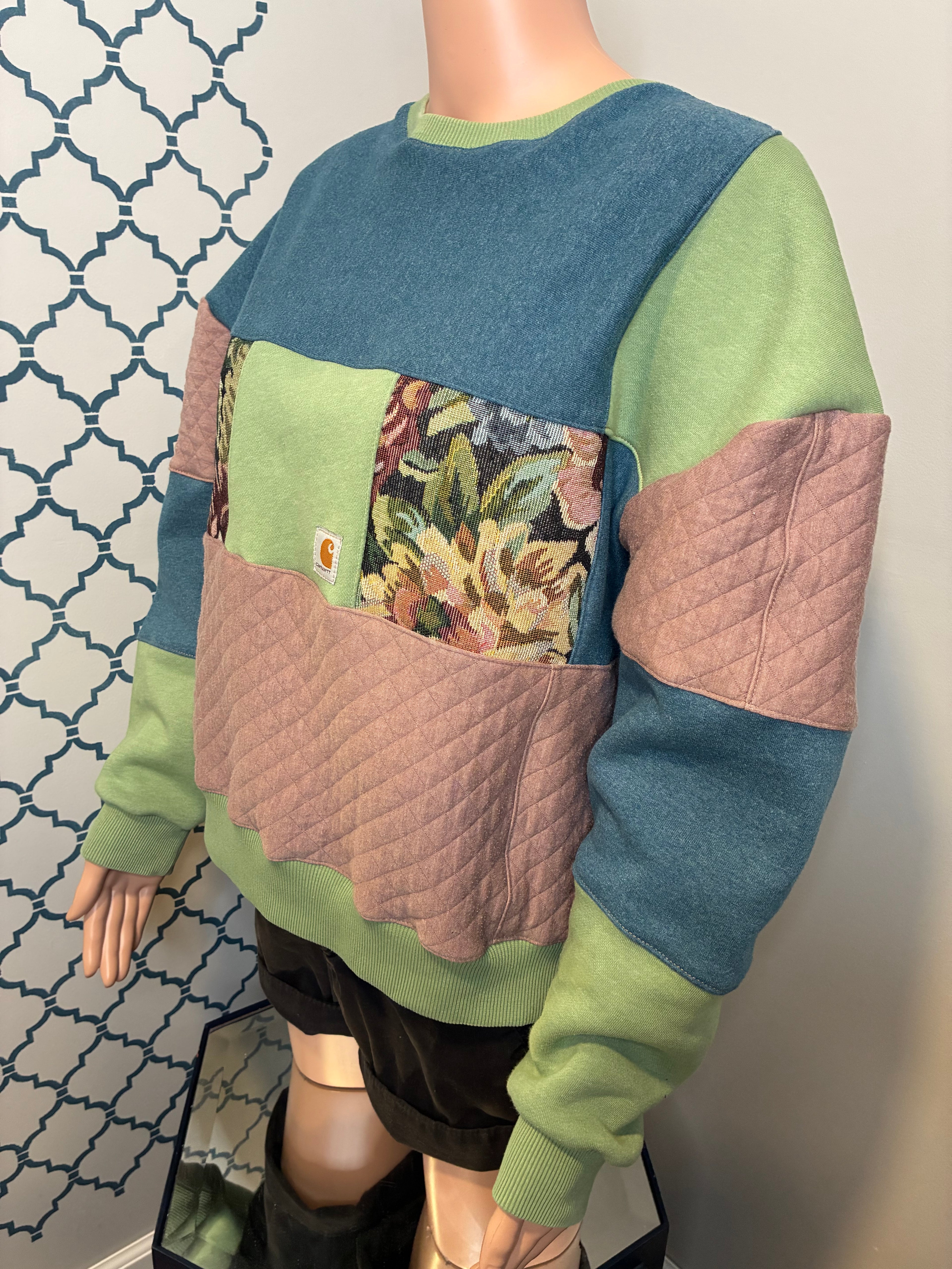 Aqua “Hartt” Cropped Crew Neck (M) (SOLD)