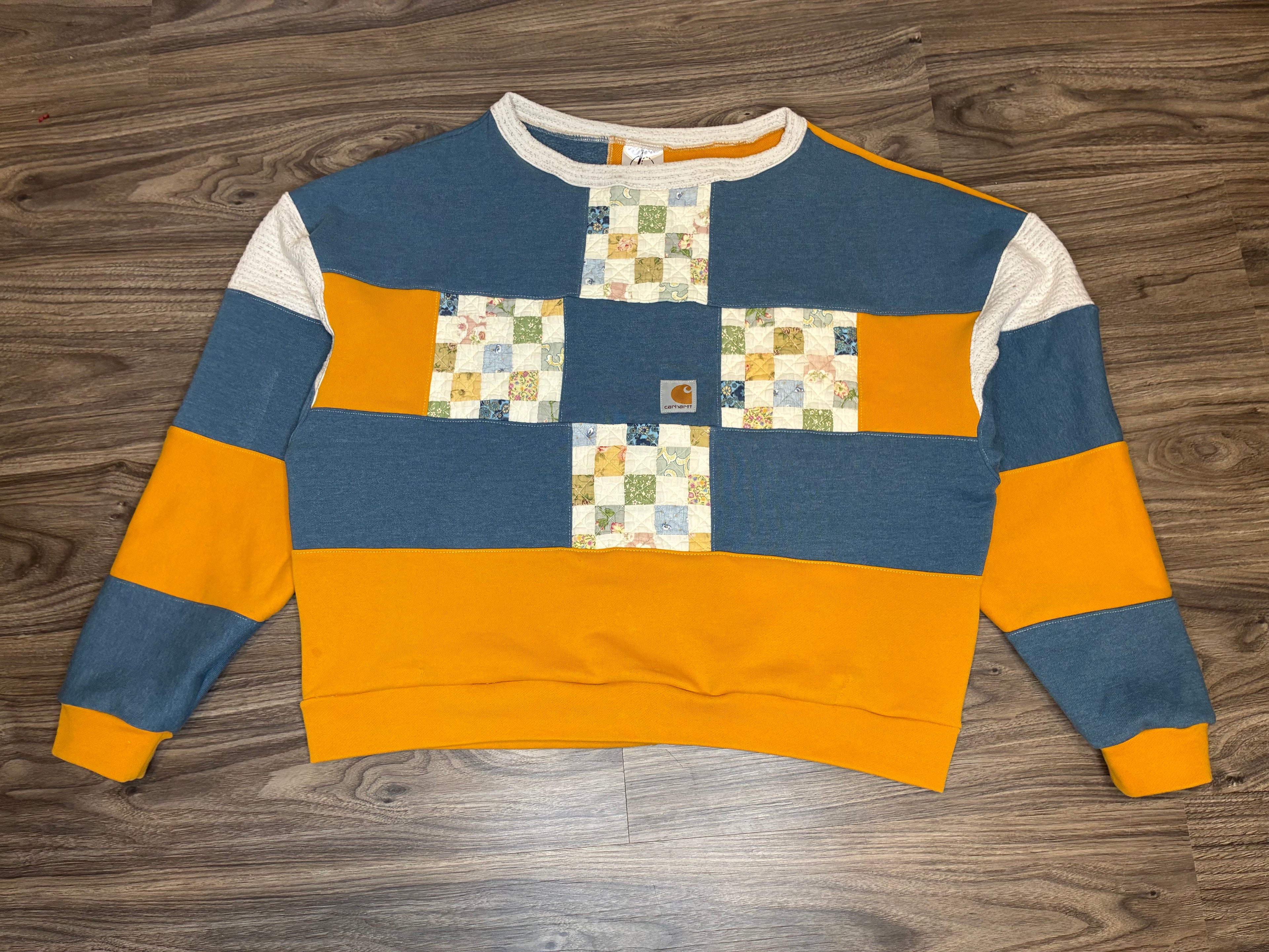 Quilt Block Crewneck (M)