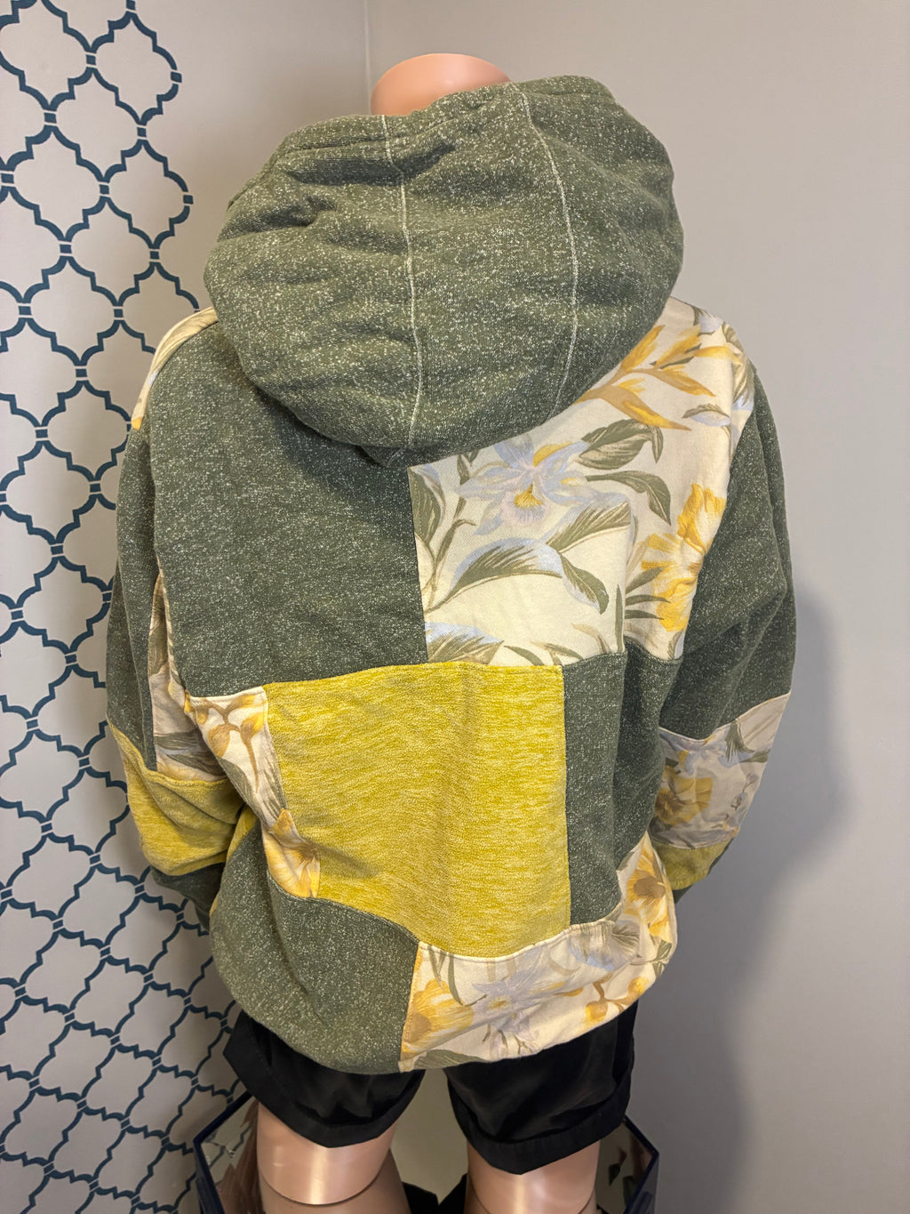 Moss and Flowers Hoodie (M)