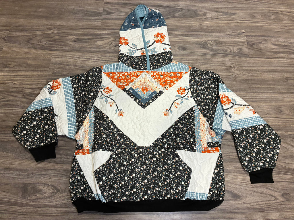 Quilted Comfort Front Pocket Sweatshirt (L) (SOLD)