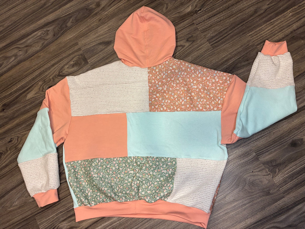 Vintage Swatch Cropped Hoodie (Sm)