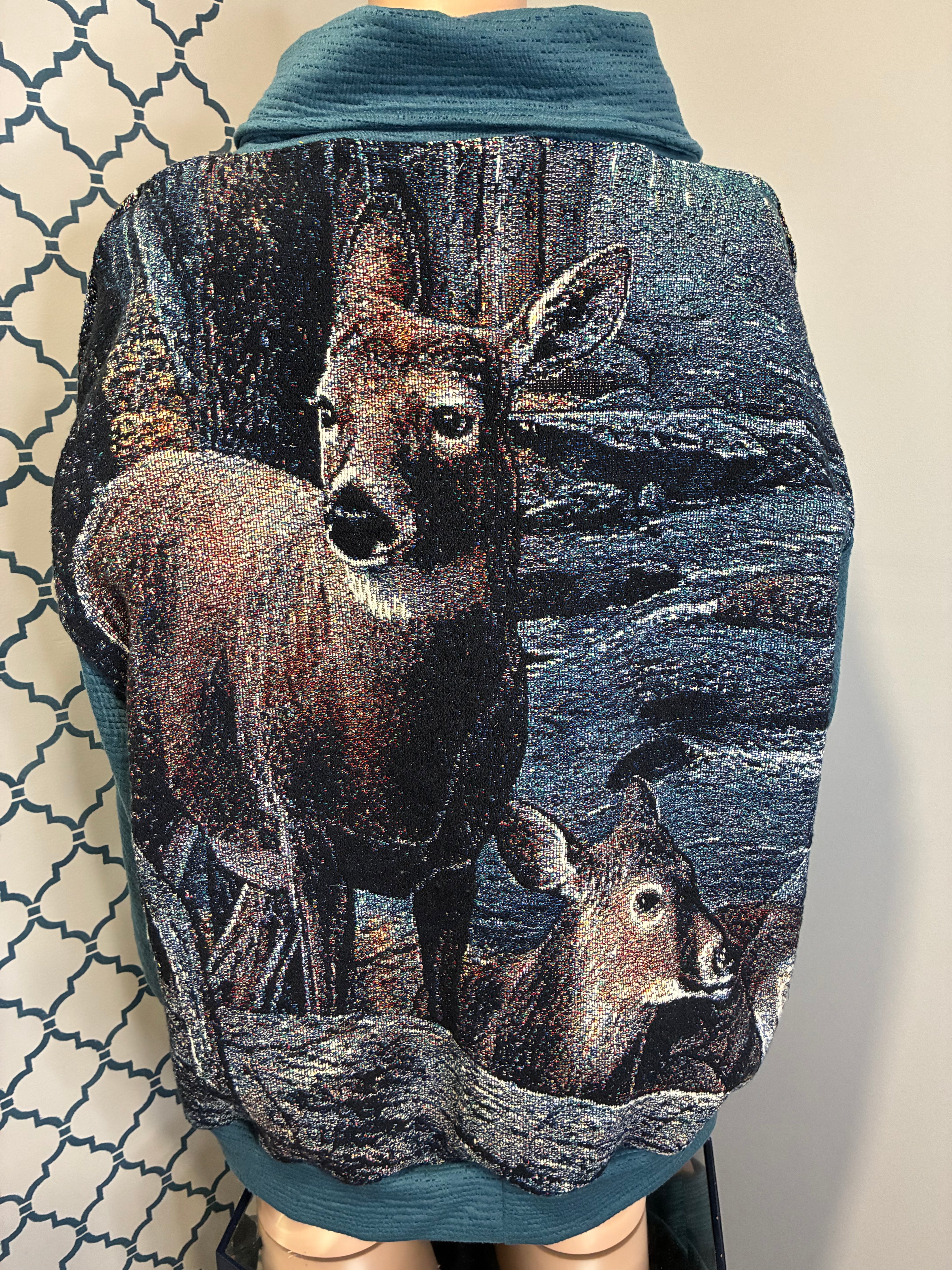 Oh-Deer Blanket Sweatshirt (Lg)