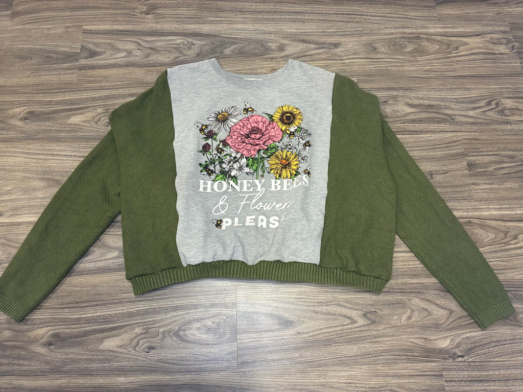Honey Bees Sweater (XL) (SOLD)