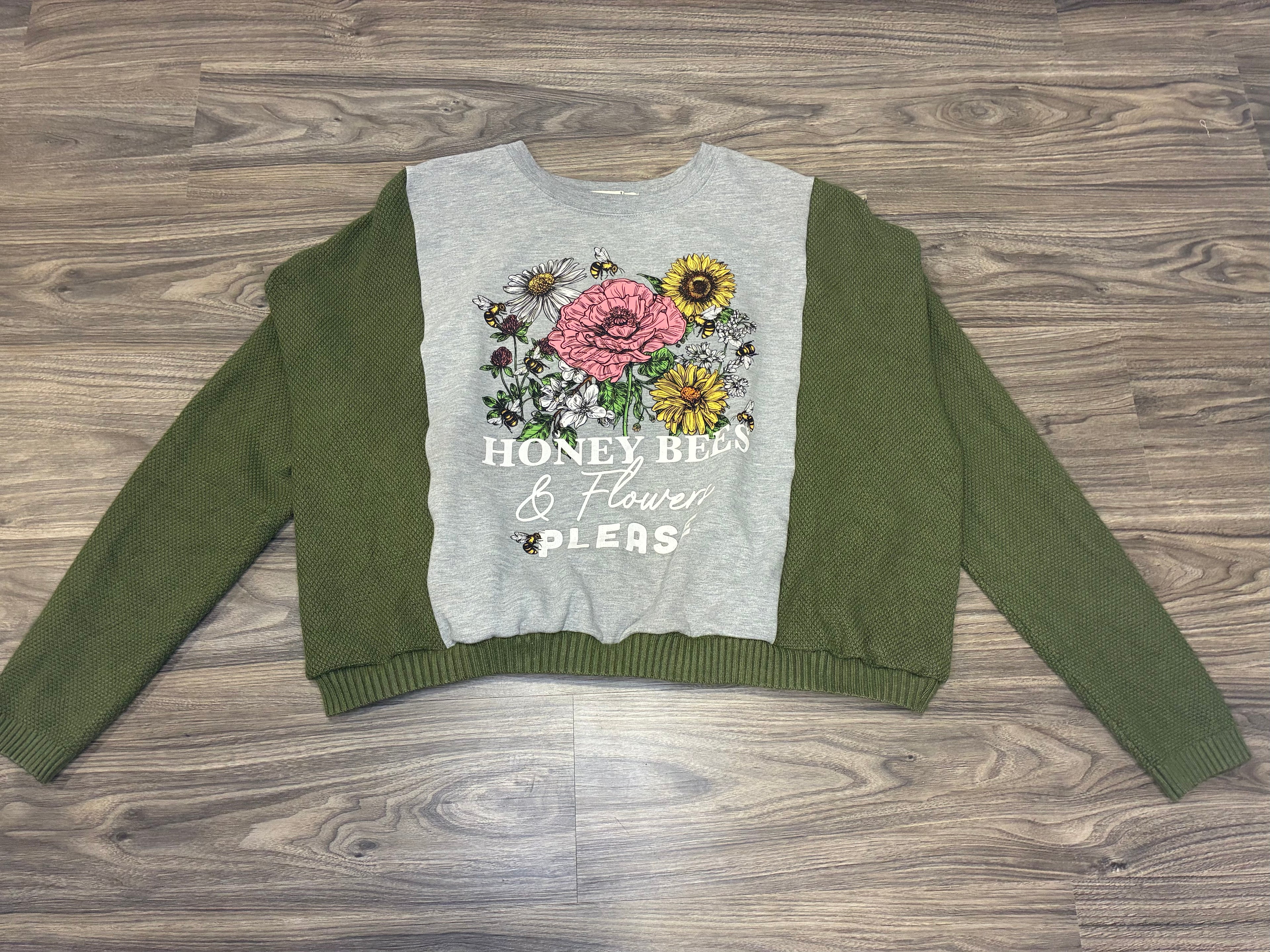 Honey Bees Sweater (XL) (SOLD)