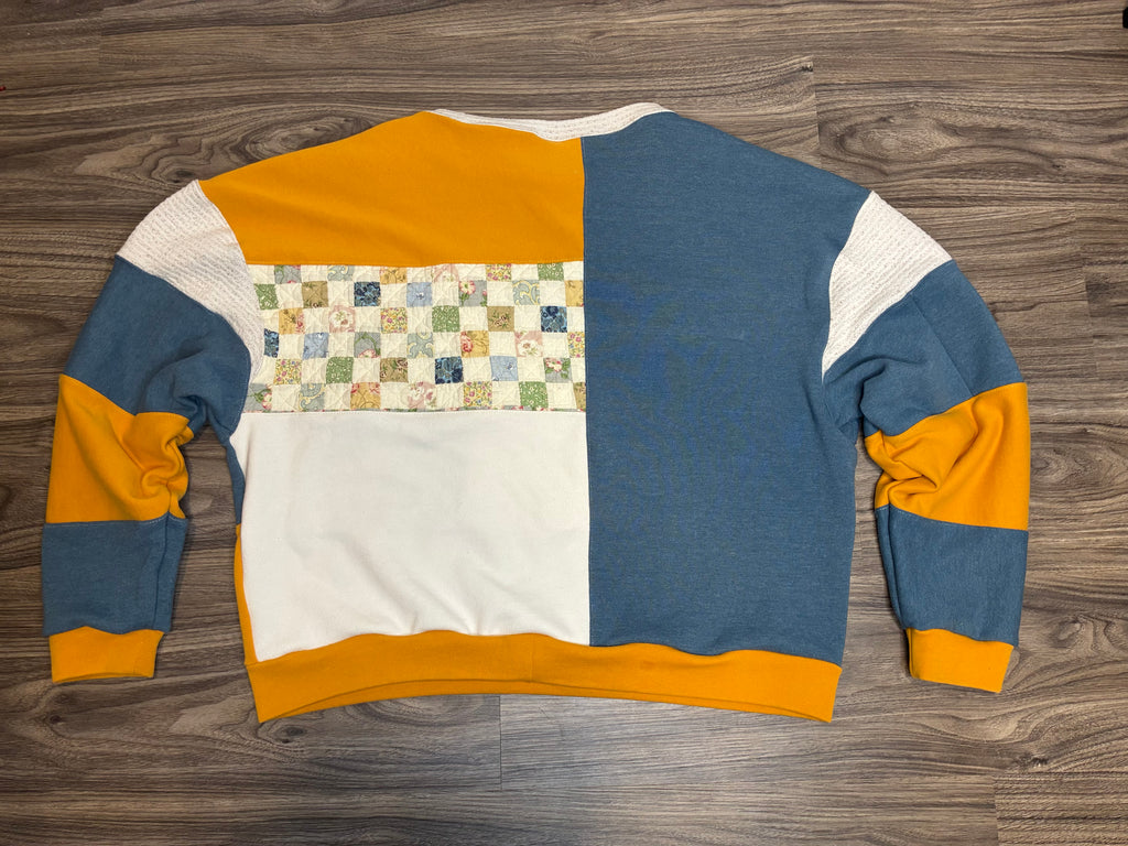 Quilt Block Crewneck (M)