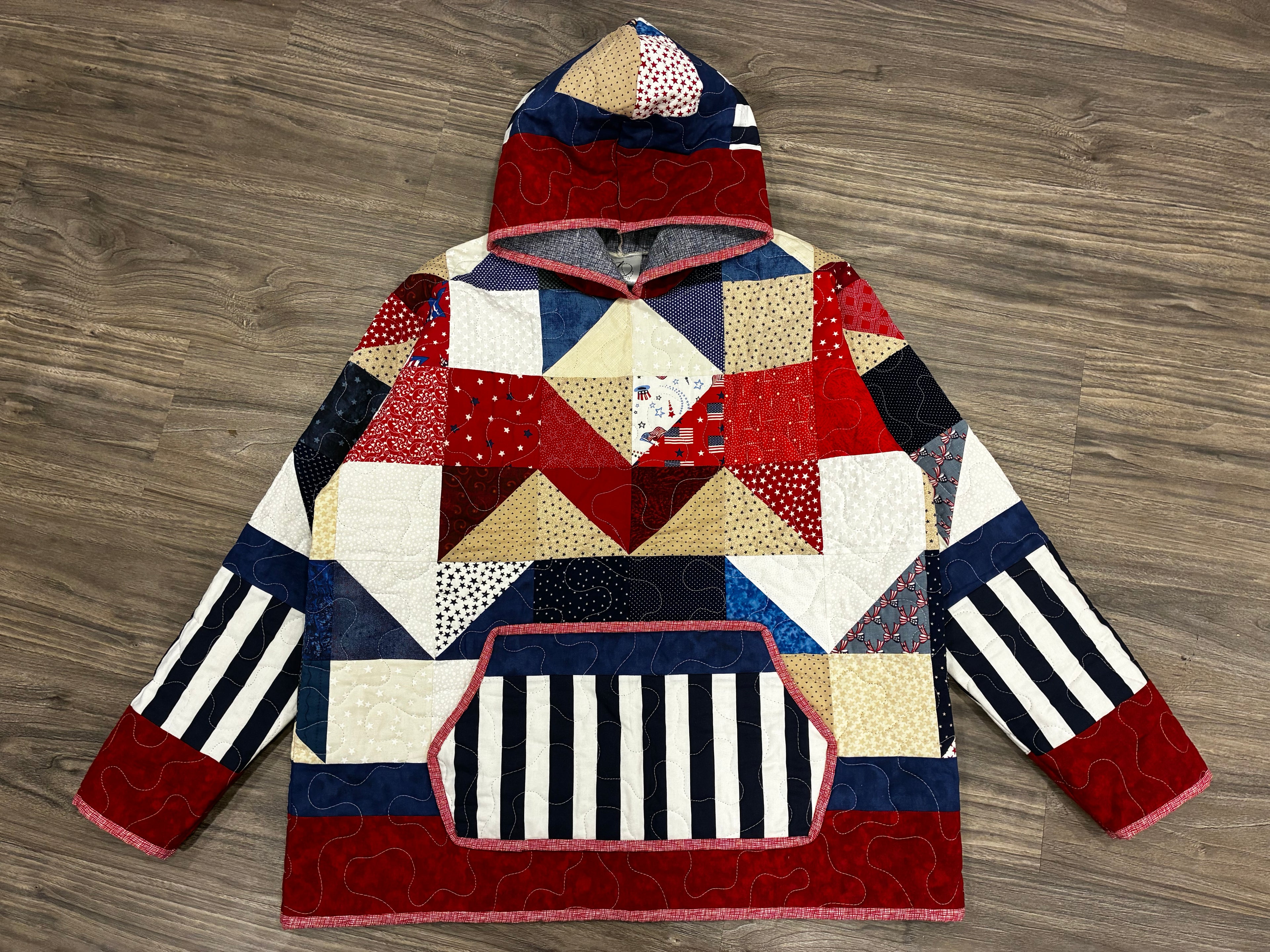 Independence Quilted Hoodie
