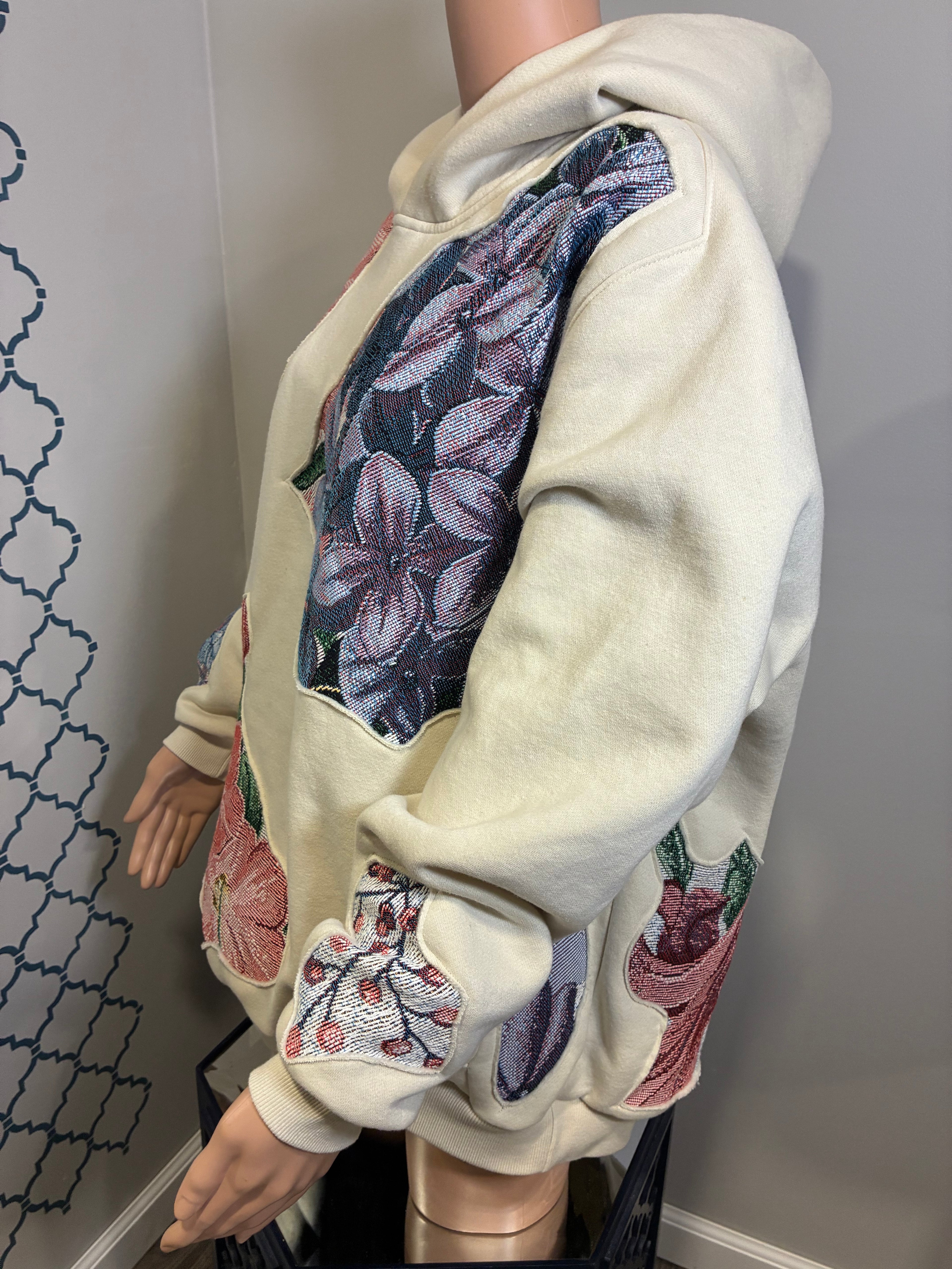 Bloom-blanket Sweatshirt (XL) (SOLD)