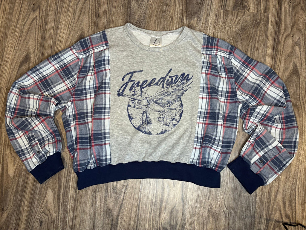 Freedom Cropped Crewneck (M)