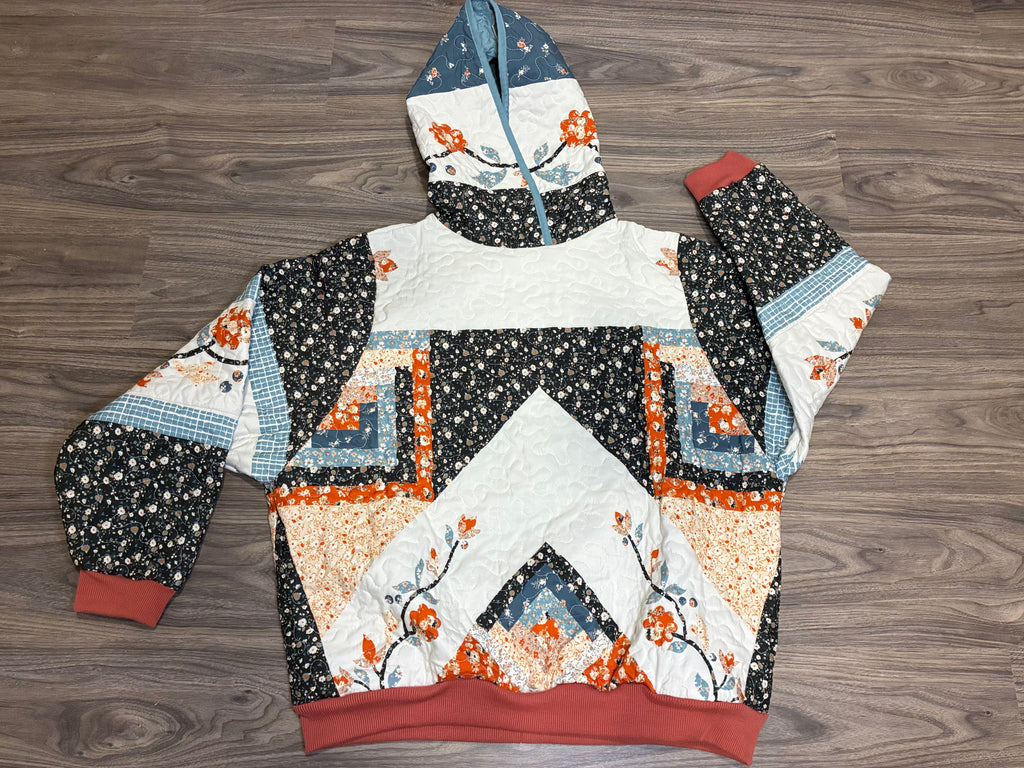 Quilted Comfort Side Pocket Sweatshirt (L) (SOLD)
