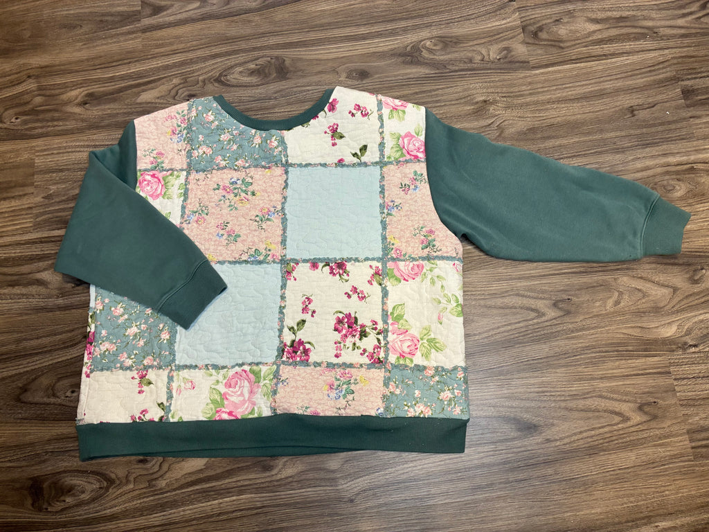 Pastel Quilted Mashup Crewneck (XL)